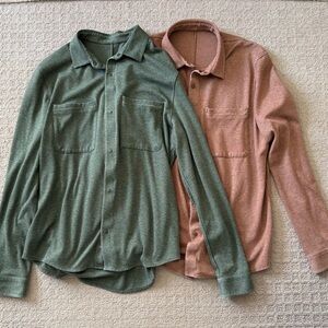 Lot of 2- Lululemon Soft Knit Overshirt Large